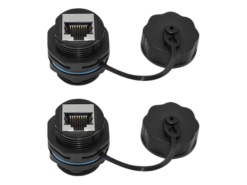 IP68 Panel Mount RJ45 Waterproof Connector