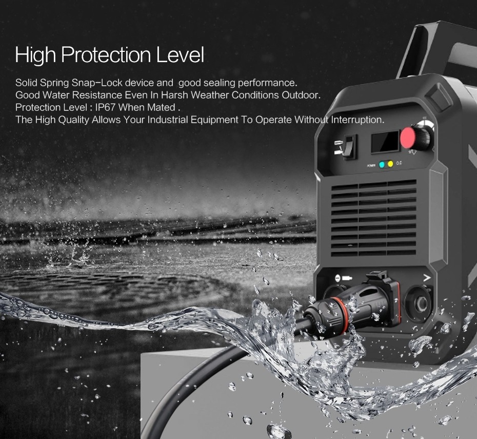 Custom Plastic Circular Signal Ethernet IP67 Waterproof Male Female RJ45 Plug Connector