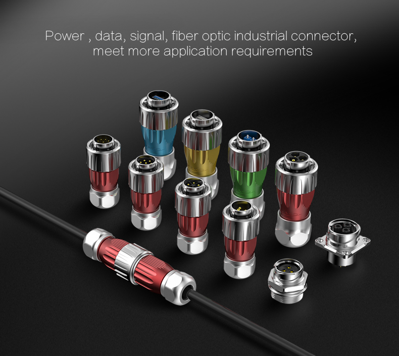 IP67 Waterproof Cnlinko DH24 RJ45 Ethernet Connector Circular Metal Industrial Signal Plug Socket